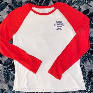 Vans Off The Wall baseball tee